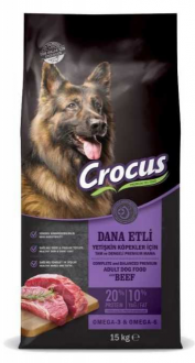 Crocus Dana Etli Biftekli Pirinçli Yetişkin 15 kg Köpek Maması kullananlar yorumlar
